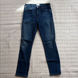 Citizens of Humanity Olivia Dark Blue Women's Slim Straight Jeans, 25